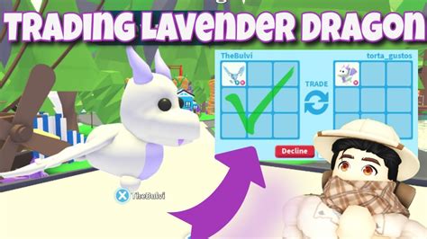 As its event has passed, it can now only be obtained through trading with other players. . Lavender dragon worth adopt me